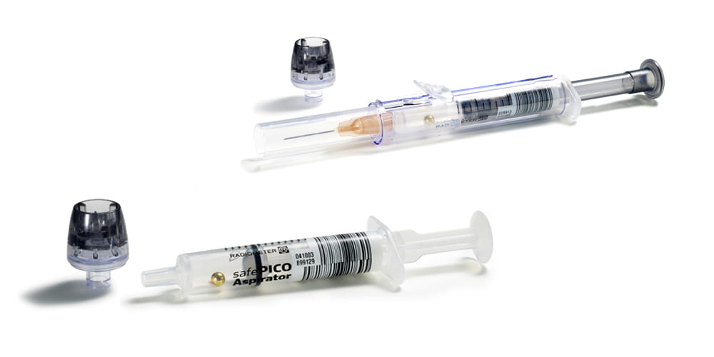 <i>safe</i>PICO zelfvullende spuit en <i>safe</i>PICO aspiratiespuit