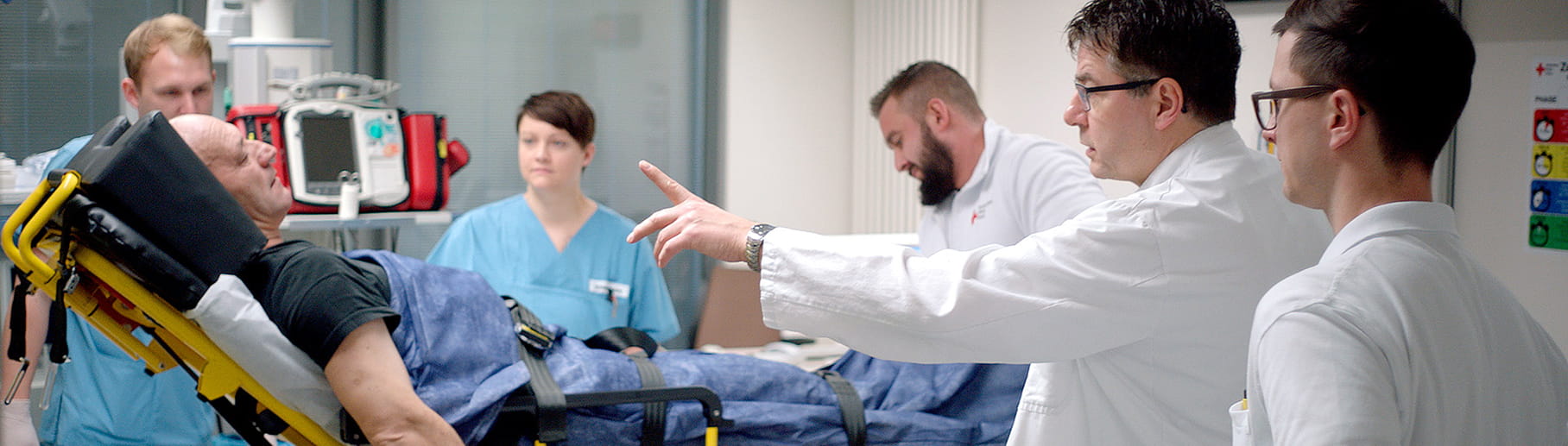 Radiometer aux urgences – Situation hospitalière avec un patient